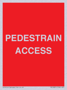 PEDESTRAIN ACCESS